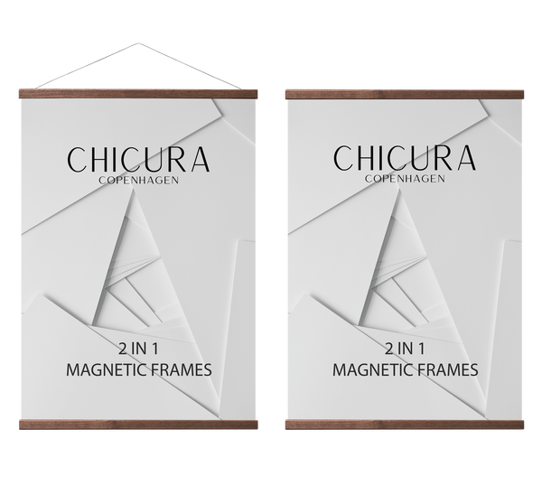 ChiCura Aps 2 in 1 Magnetic Frame - 101 cm - Brown Frames / Magnetic Brown