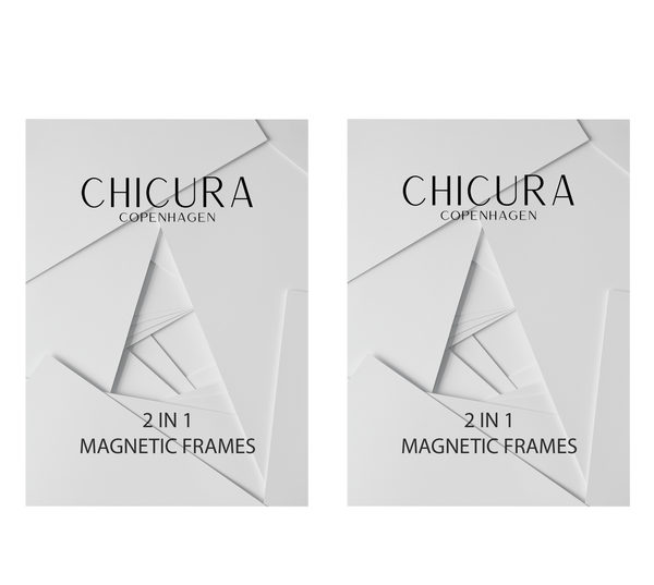 ChiCura Aps 2 in 1 Magnetic Frame - 101 cm - White Frames / Magnetic White