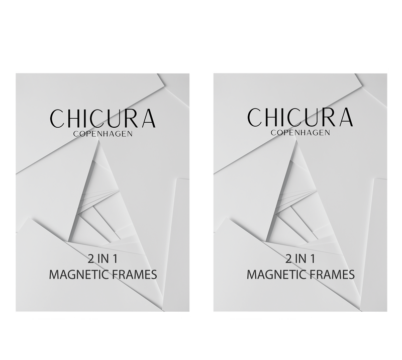 ChiCura Aps 2 in 1 Magnetic Frame - 101 cm - White Frames / Magnetic White