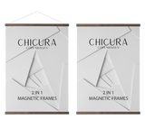 ChiCura Aps 2 in 1 Magnetic Frame - 141 cm - Brown Frames / Magnetic Brown