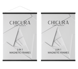 ChiCura Aps 2 in 1 Magnetic Frame - 16 cm - Black Frames / Magnetic Black