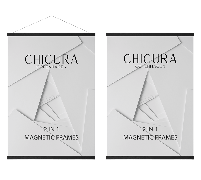 ChiCura Aps 2 in 1 Magnetic Frame - 16 cm - Black Frames / Magnetic Black