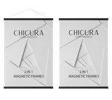 ChiCura Aps 2 in 1 Magnetic Frame - 81 cm - Black Frames / Magnetic Black