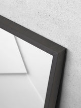Alu Frame 40x50cm - Anti-reflective Black - Glass