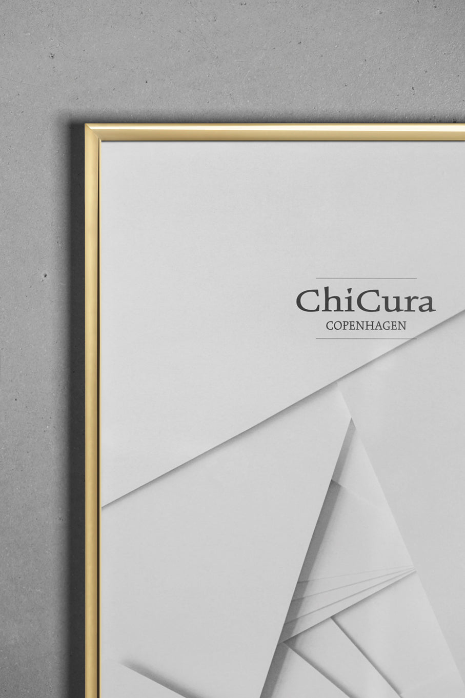ChiCura Living, Art & Frames Alu Ramme 40x50cm - Guld - Akrylglas Frames / Alu Golden