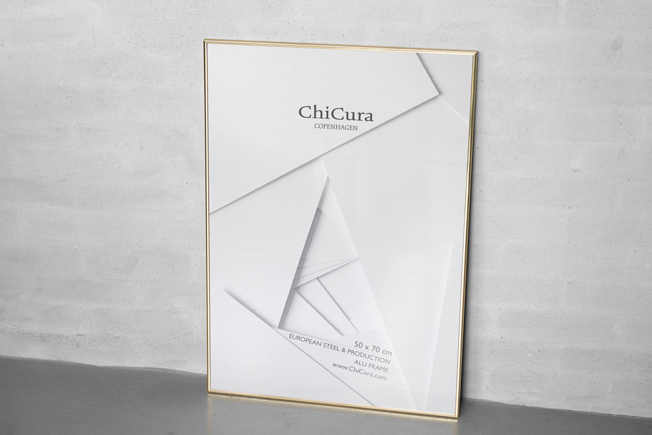 ChiCura Living, Art & Frames Alu Ramme 40x50cm - Guld - Akrylglas Frames / Alu Golden