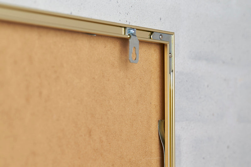 Alu Frame 50x70cm - Gold - Acrylic glass