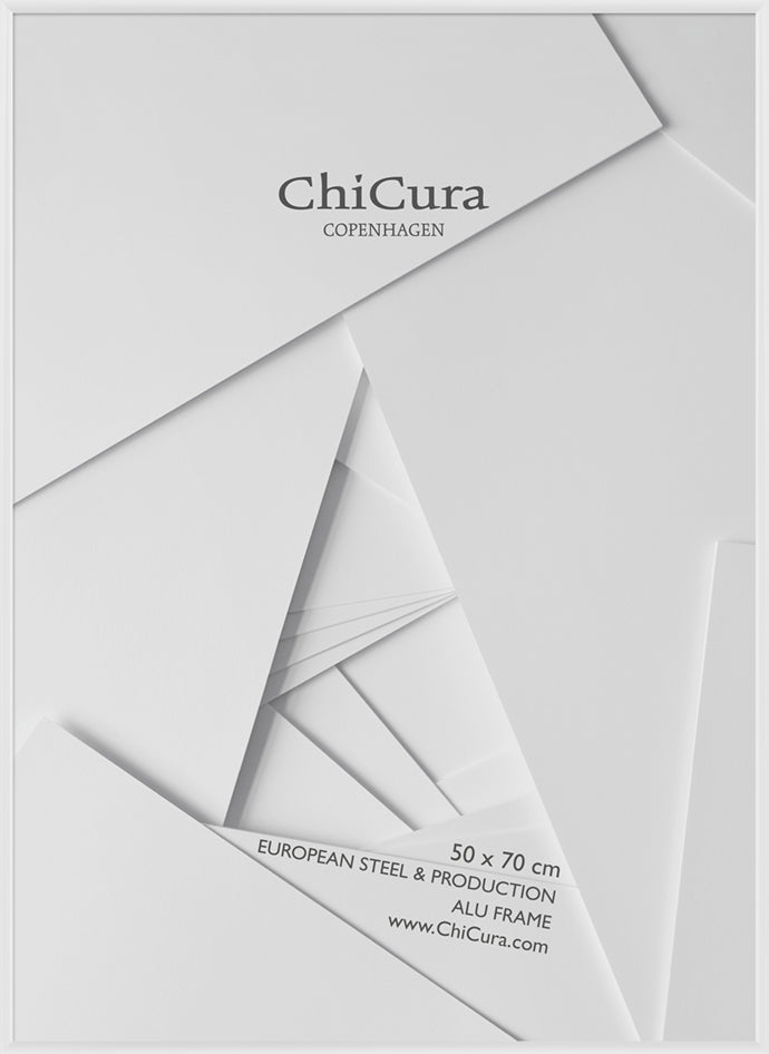 ChiCura Living, Art & Frames Alu Ramme 50x70cm - Hvid - Akrylglas Frames / Alu White