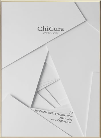 ChiCura Living, Art & Frames Alu Ramme A2 - Guld - Akrylglas Frames / Alu Golden