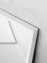 Cadre en aluminium A2 - Blanc - Verre