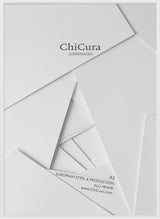 Cadre en aluminium A2 - Blanc - Verre