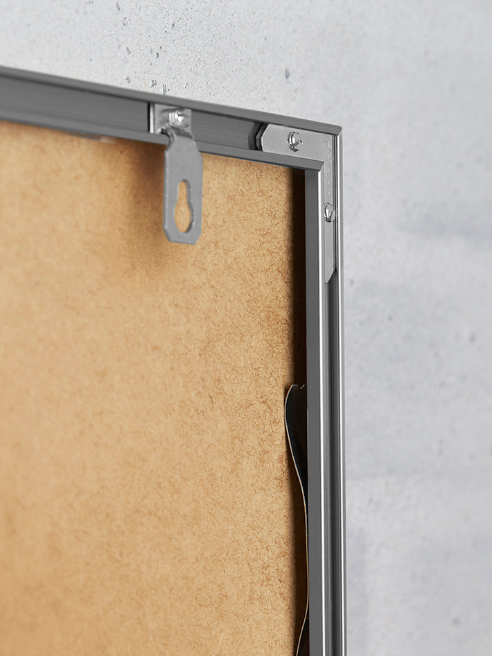 Aluminiumrahmen A4 - Gebürstetes Anthrazit - Glas