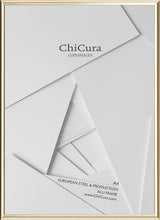 Alu Frame A4 - Gold - Acrylic glass