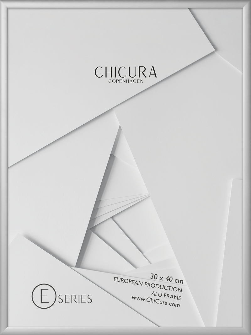 ChiCura Living, Art & Frames Alu Ramme E - 30x40cm - Sølv - Akrylglas Frames / Alu Silver