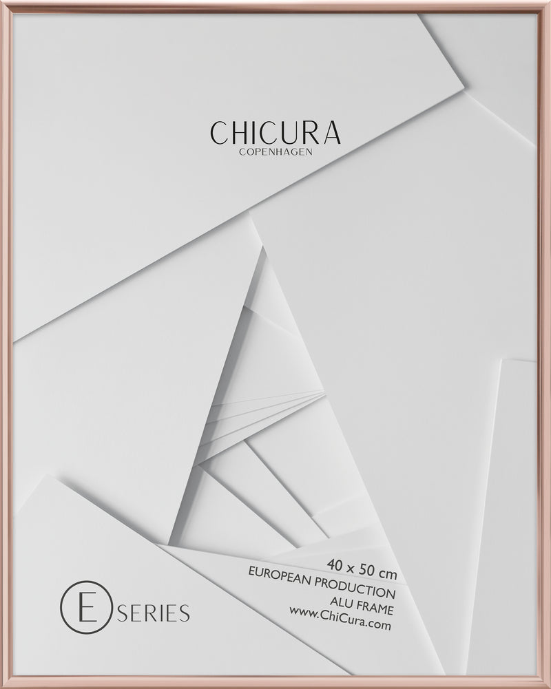 ChiCura Living, Art & Frames Alu Ramme E - 40x50cm - Kobber - Akrylglas Frames / Alu Copper