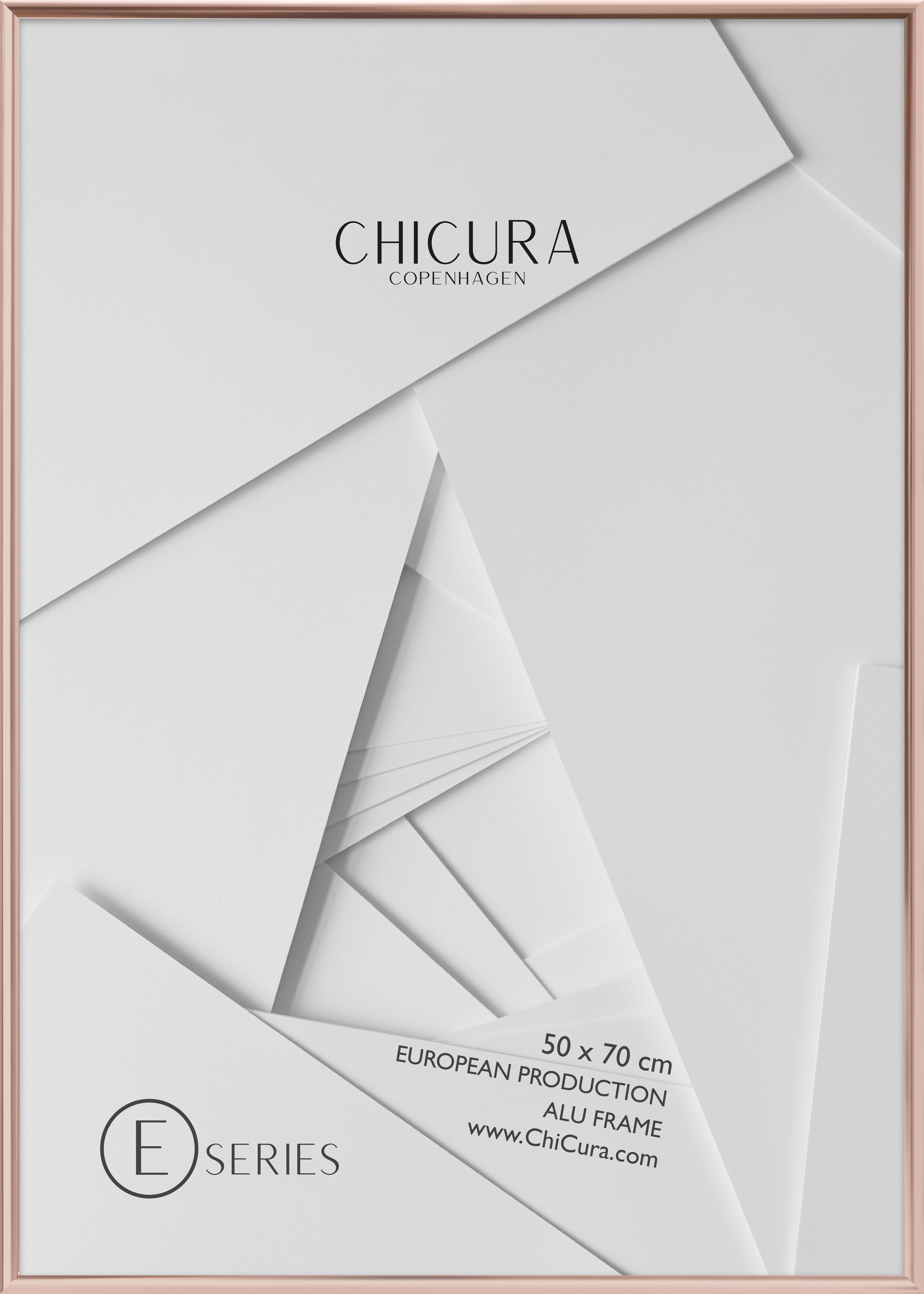 ChiCura Living, Art & Frames Alu Ramme E - 50x70cm - Kobber - Akrylglas Frames / Alu Copper