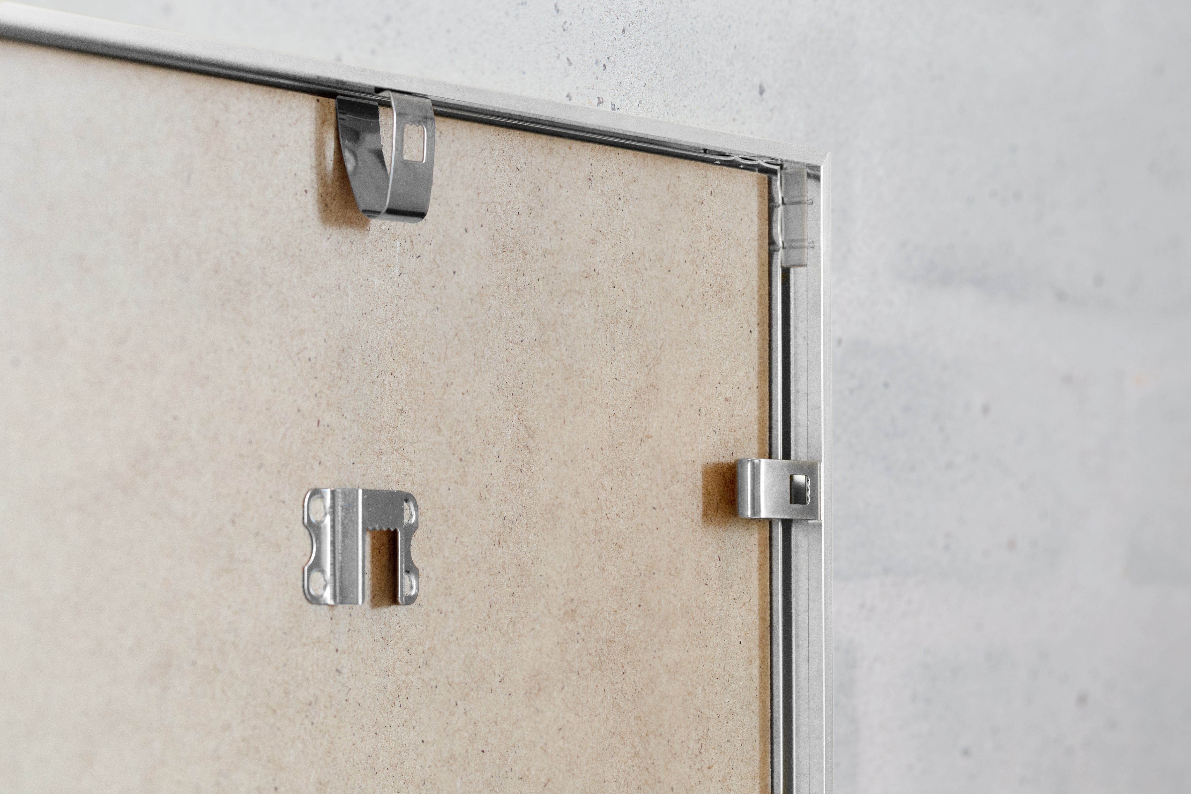 ChiCura Living, Art & Frames Alu Ramme E - 50x70cm - Sølv - Glas Frames / Alu E-Series Silver