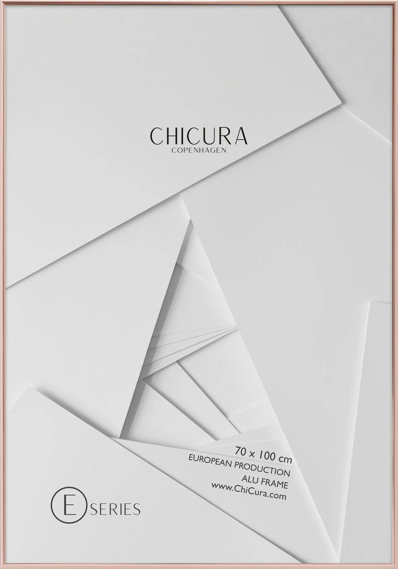 ChiCura Living, Art & Frames Alu Ramme E - 70x100cm - Kobber - Glas Frames / Alu Copper