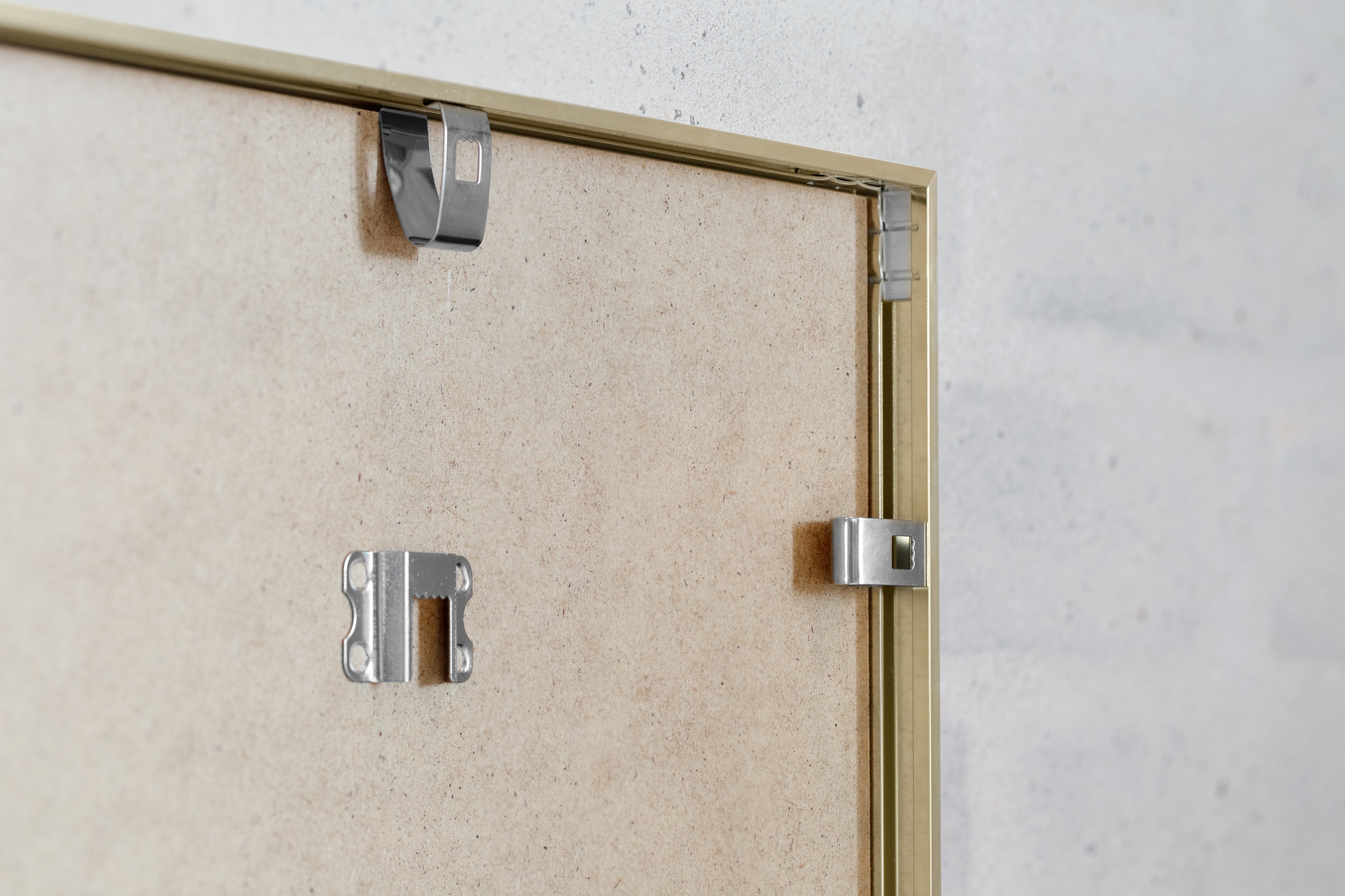 ChiCura Living, Art & Frames Alu Ramme E - A1 - Guld - Glas - KUN V. AFHENTNING Frames / Alu Golden