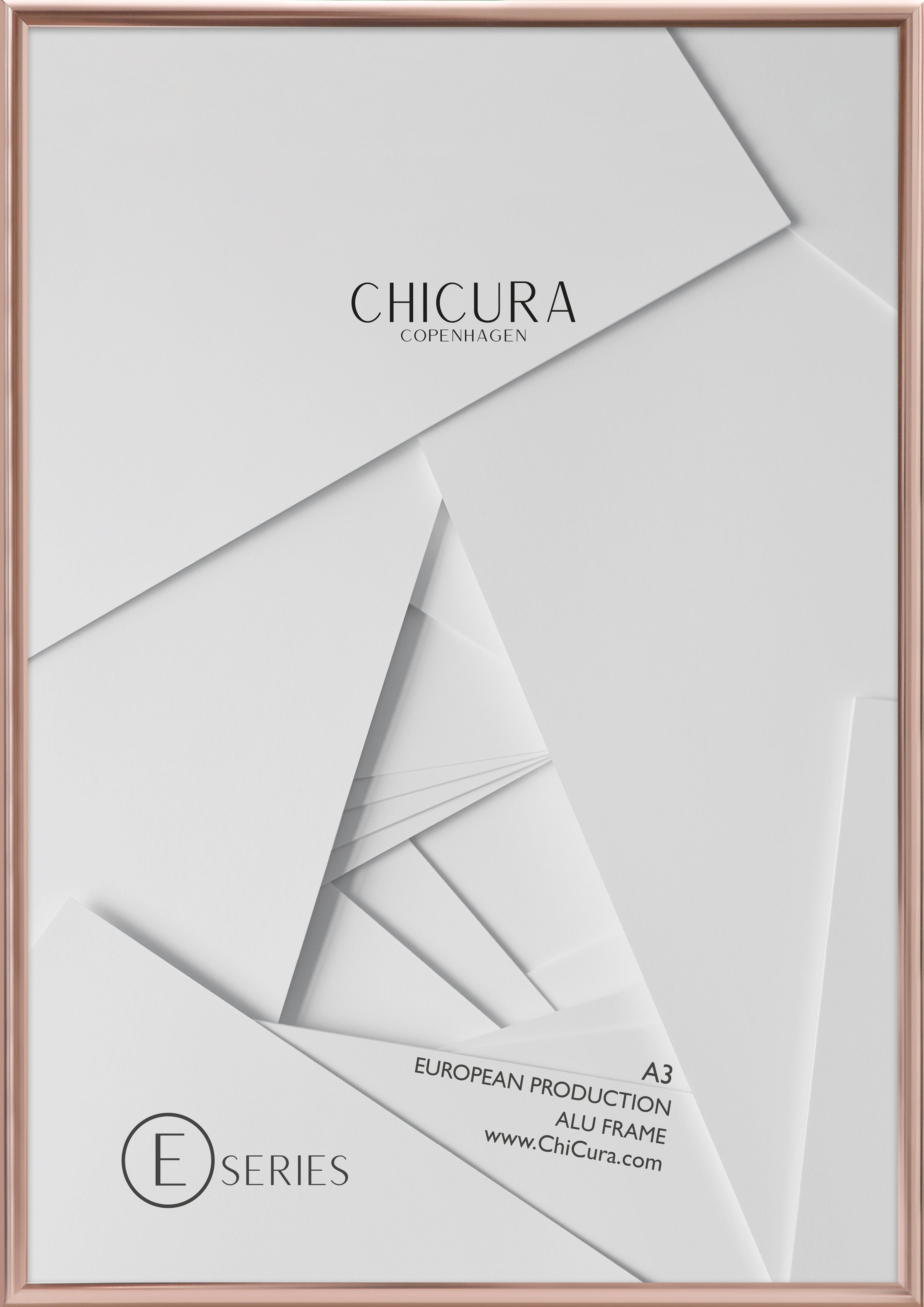 ChiCura Living, Art & Frames Alu Ramme E - A3 - Kobber - Akrylglas Frames / Alu Copper