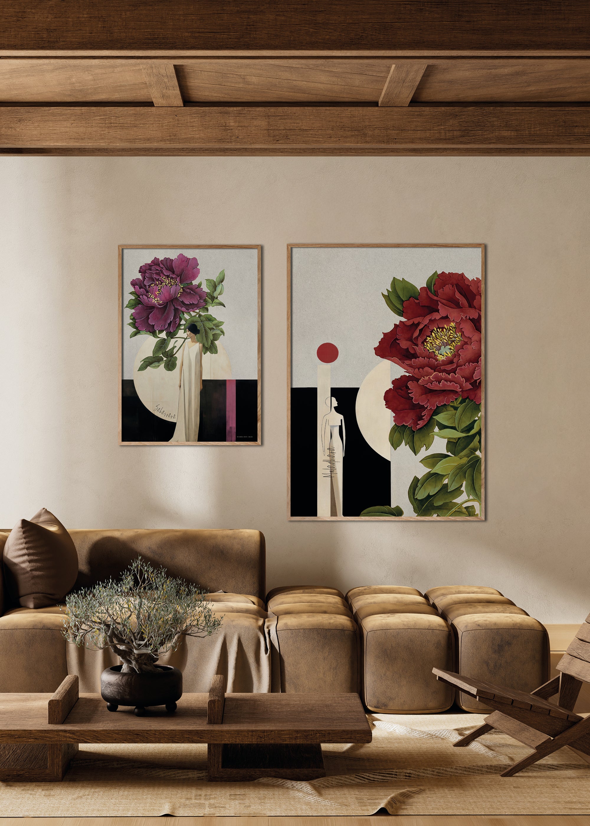 ChiCura Posters Blossom Violet Posters / The Mindful Heart 1. English Poster Quotes