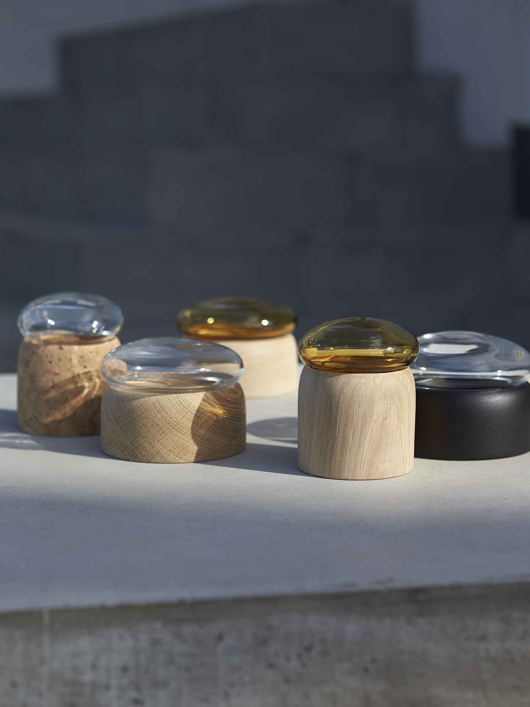 ChiCura Living, Art & Frames Boletus Cork/Clear Glass, w. 9 cm Living / Containers & Vases Cork