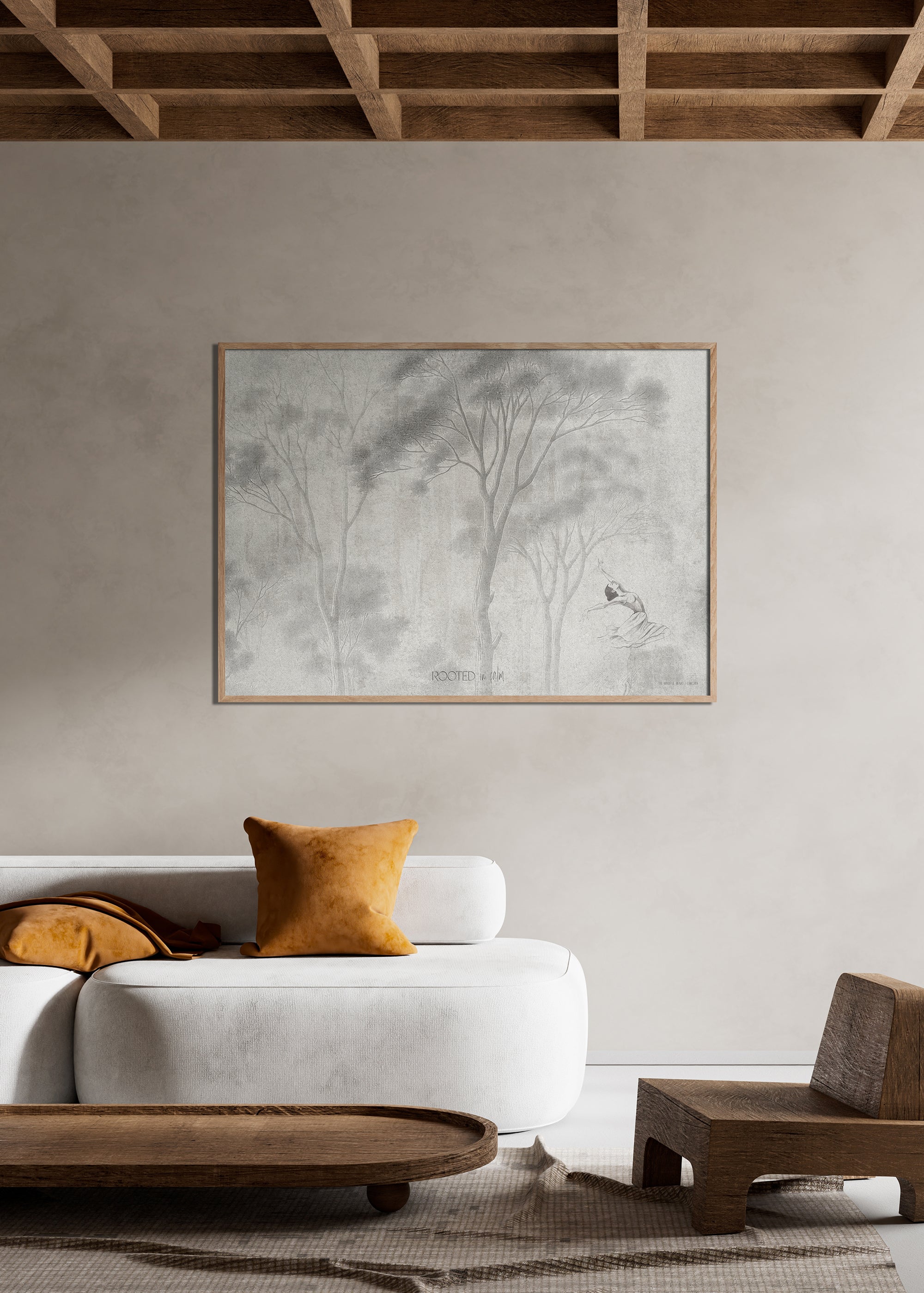 ChiCura-Poster Calm-Poster / Das achtsame Herz 1. English Poster Zitate