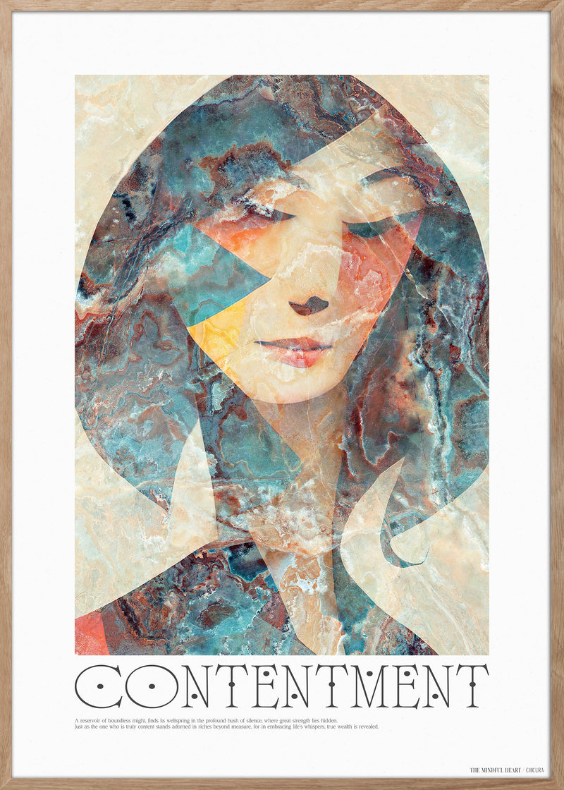 ChiCura Contentment Posters / The Mindful Heart 1. English Poster Quotes