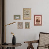 HC Andersen - Picture wall no. 4 - With oak frames