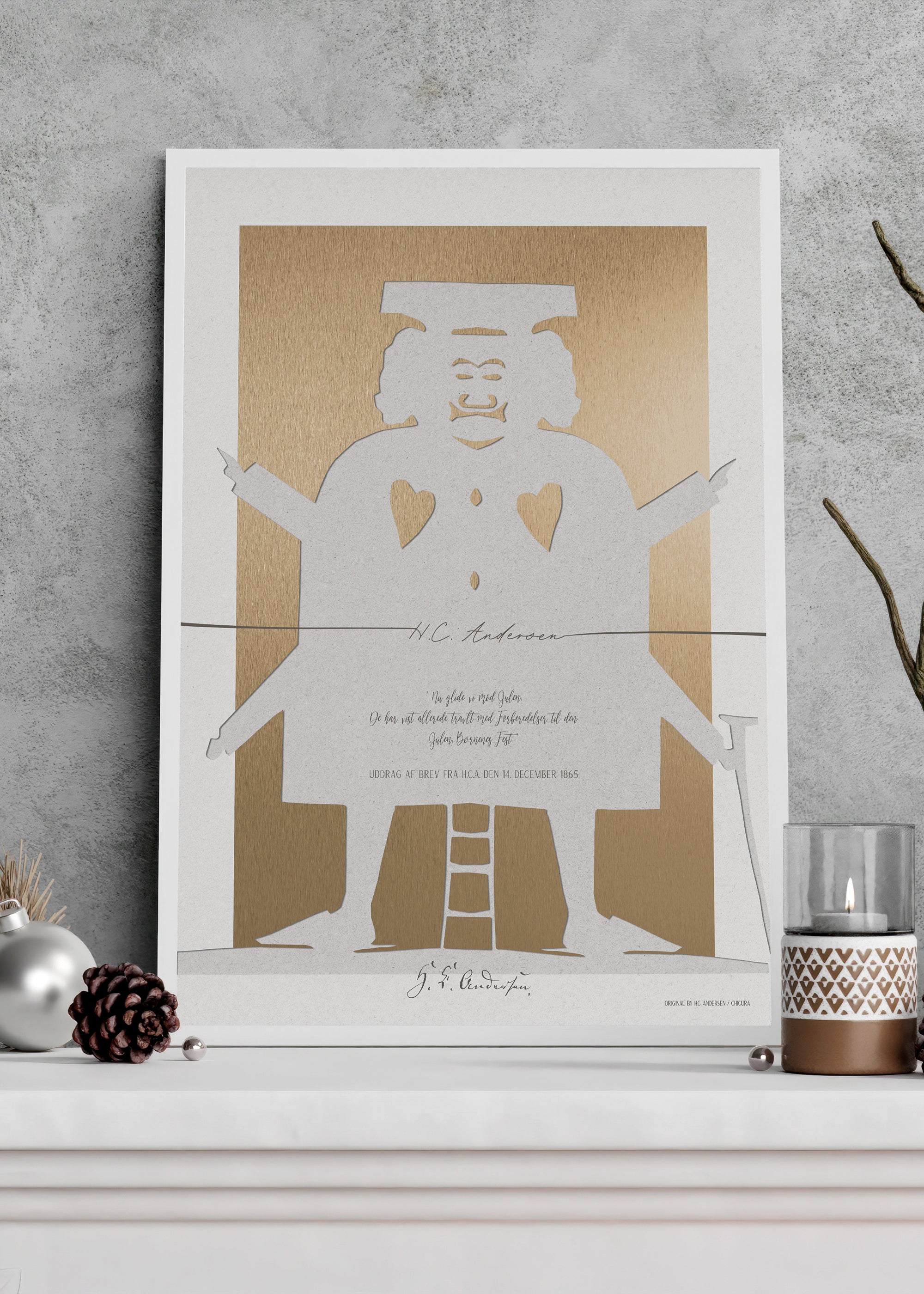 ChiCura Posters H.C. Andersen - Børnenes Fest Posters / H.C. Andersen Christmas