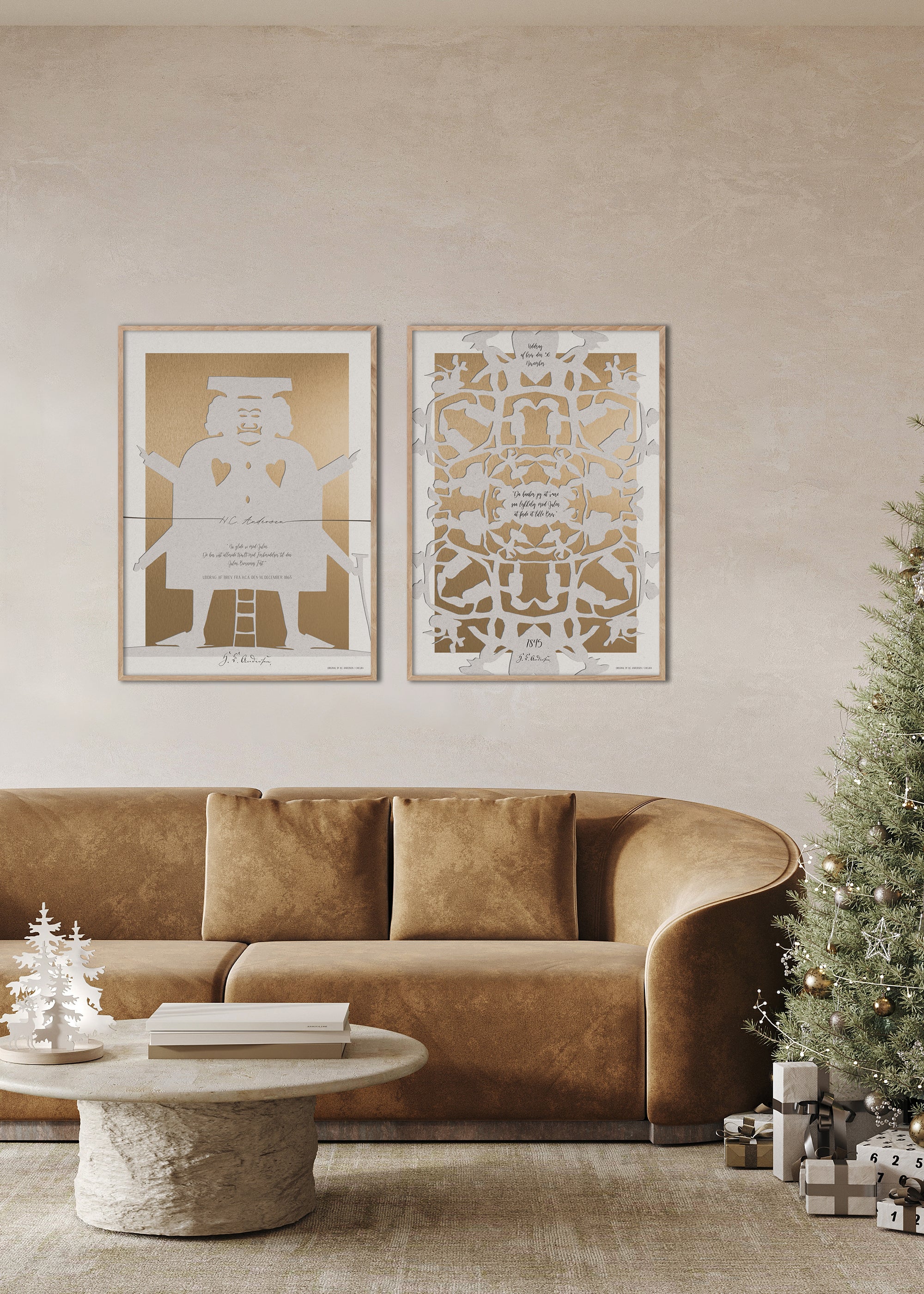 ChiCura Posters H.C. Andersen - Børnenes Fest Posters / H.C. Andersen Christmas