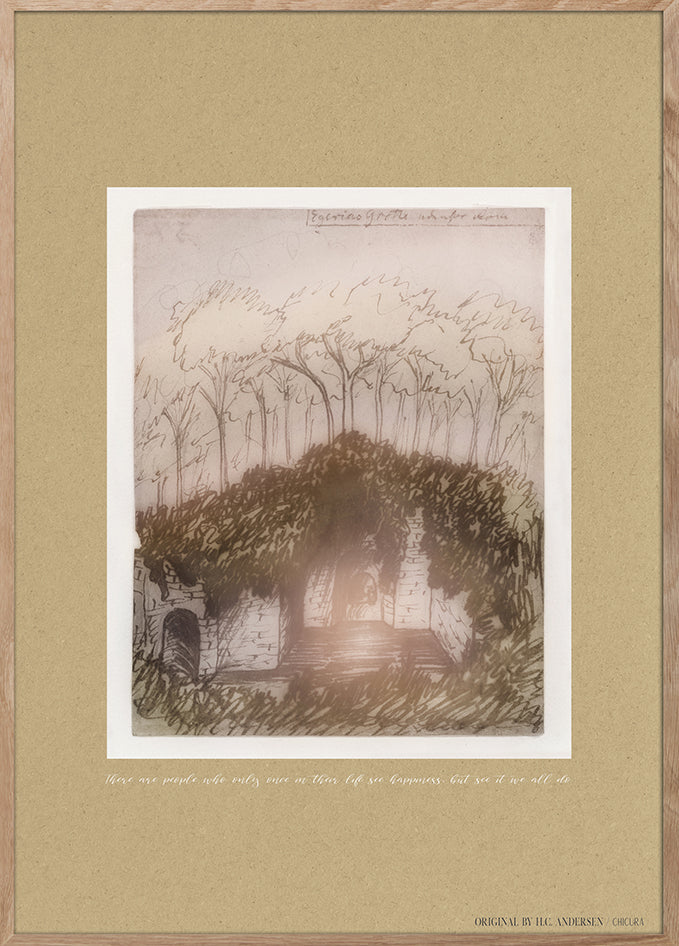ChiCura CPH H.C. Andersen - Cave Of Egeria Posters / H.C. Andersen 1. English Poster Quotes