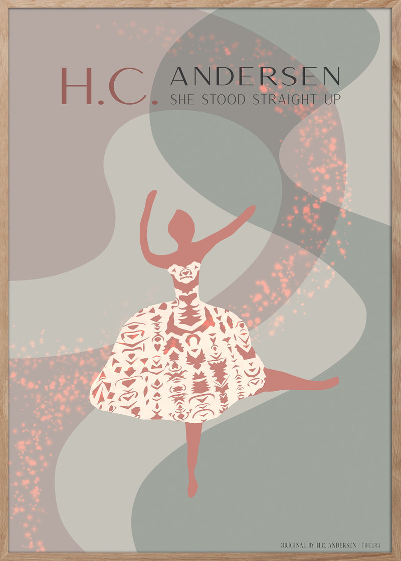 ChiCura CPH H.C. Andersen - Den Lille Danserinde Posters / H.C. Andersen Kids 1. English Poster Quotes