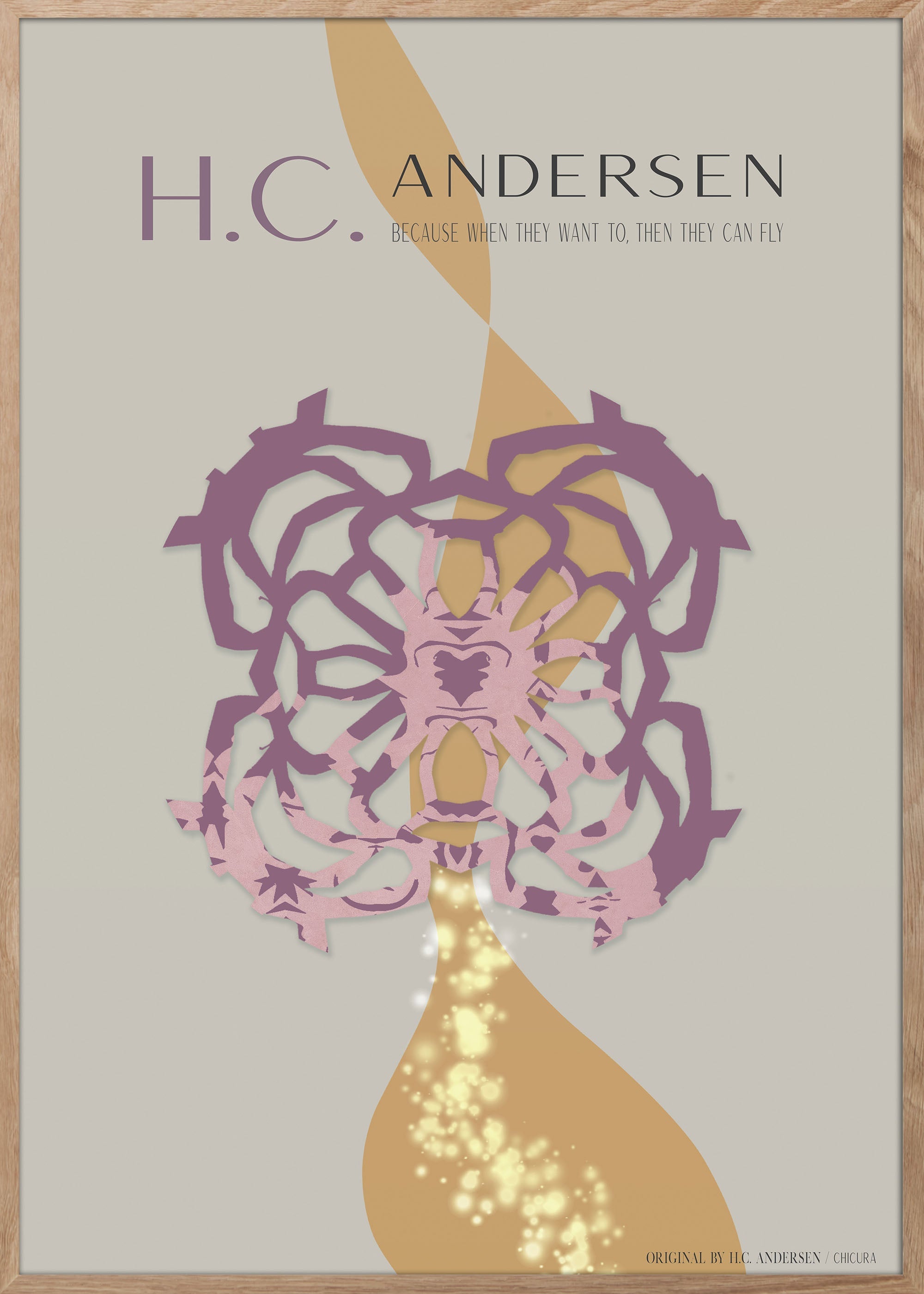 H.C. Andersen - Den lille Idas blomster - ChiCura Copenhagen DK -