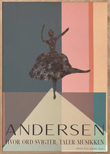 ChiCura CPH H.C. Andersen - Music Speaks Posters / H.C. Andersen 2. Dansk Plakat Citater