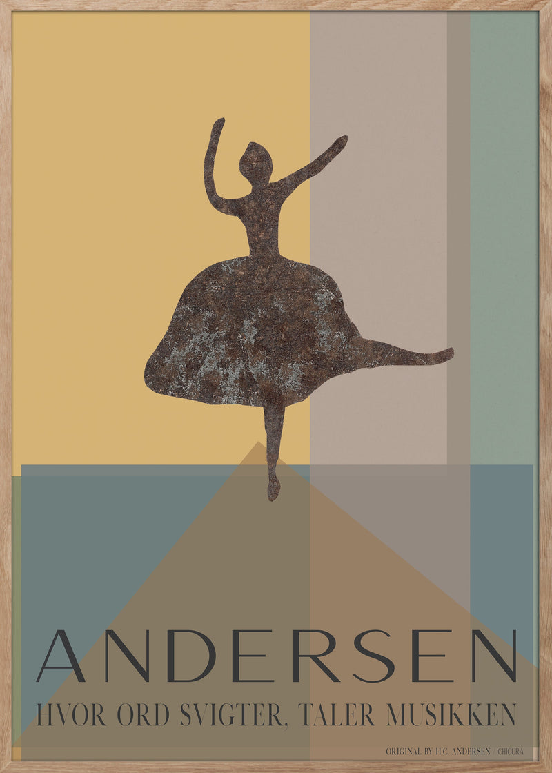 ChiCura CPH H.C. Andersen - Music Speaks CC2 Posters / H.C. Andersen 2. Dansk Plakat Citater