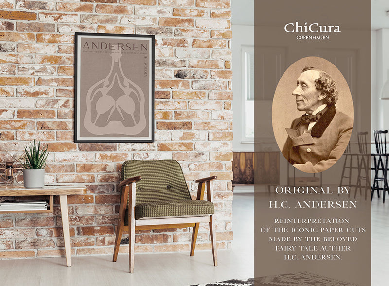 ChiCura CPH H.C. Andersen - No Limit - Brown Posters / H.C. Andersen