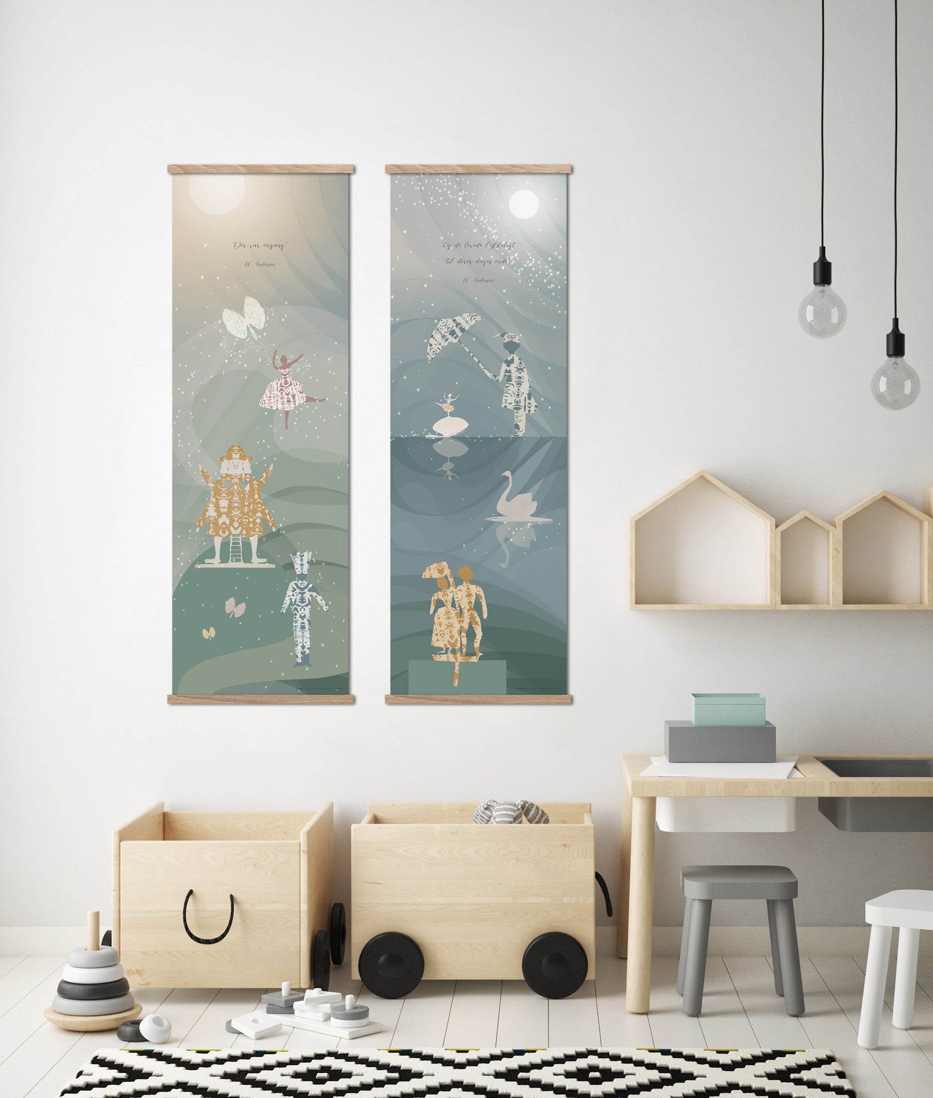 ChiCura Posters H.C. Andersen - Plakatløber CC2 Posters / H.C. Andersen Kids