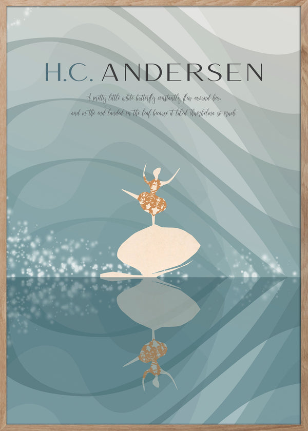 ChiCura CPH H.C. Andersen - Tommelise Posters / H.C. Andersen Kids 1. English Poster Quotes