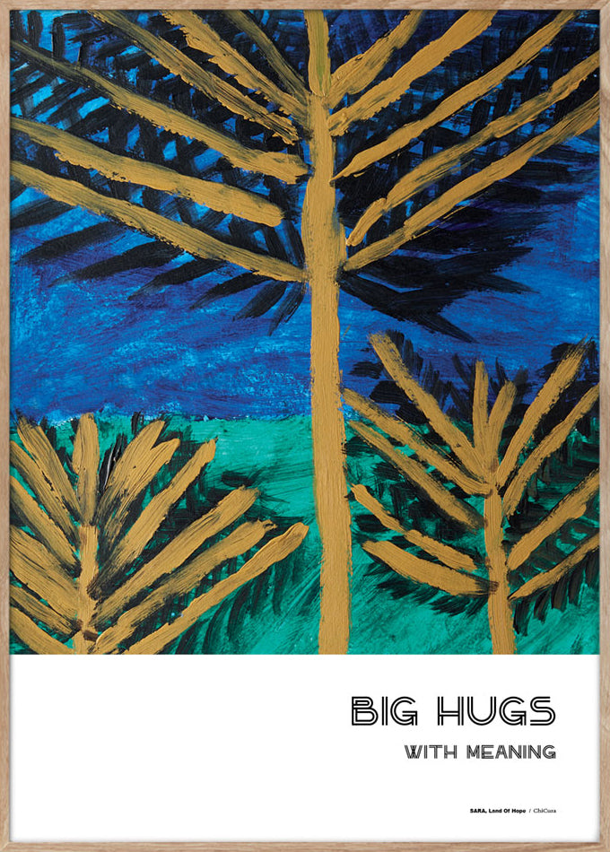 ChiCura Posters Land Of Hope - by Sara (With text) - 50x70cm Posters / Project: Land Of Hope Multiple Color