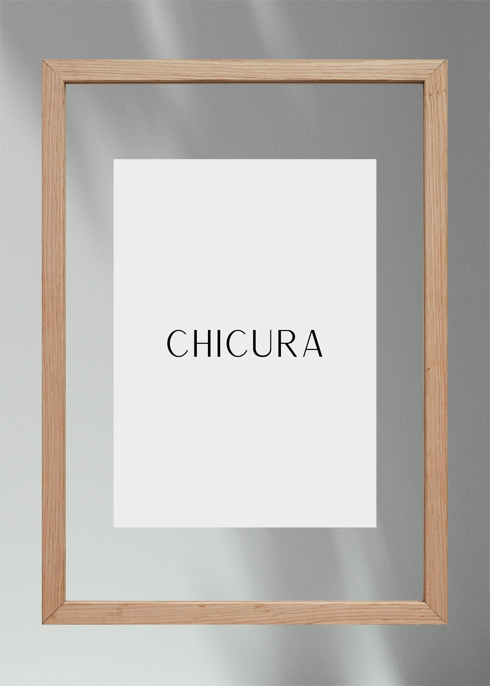 ChiCura Living, Art & Frames Linia Transparent Egetræsramme - 30x40cm Frames / Transparent Oak