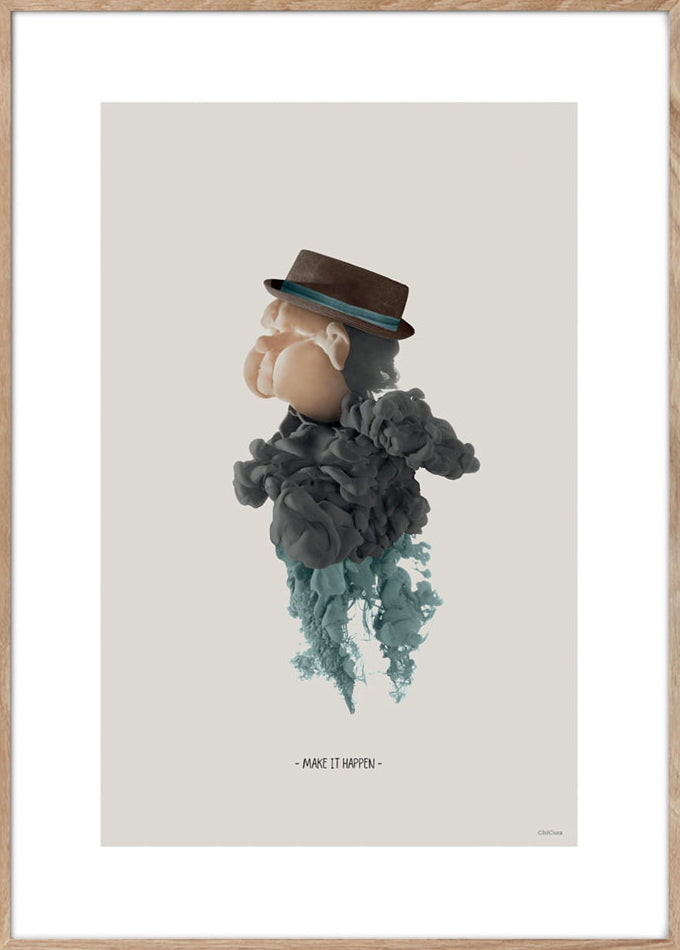 ChiCura Posters Make It Happen - 70x100cm Posters / Ink Multiple Color