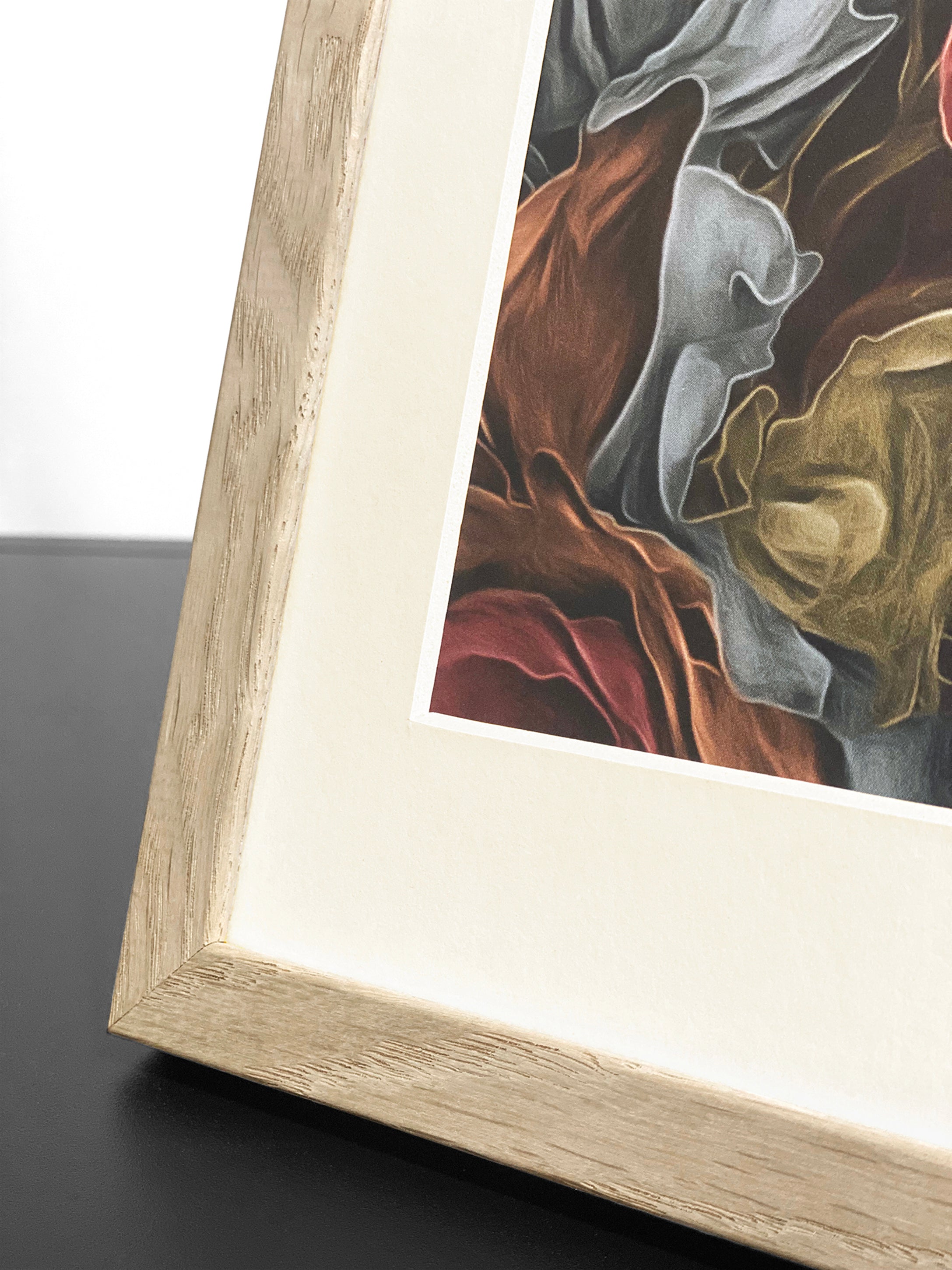 ChiCura Living, Art & Frames Passepartout Off White - 40x50cm (Billede: A3) Passepartout
