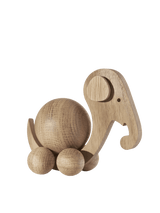 ChiCura Aps Spinning Elephant - Medium Living / Wooden Figures Oak
