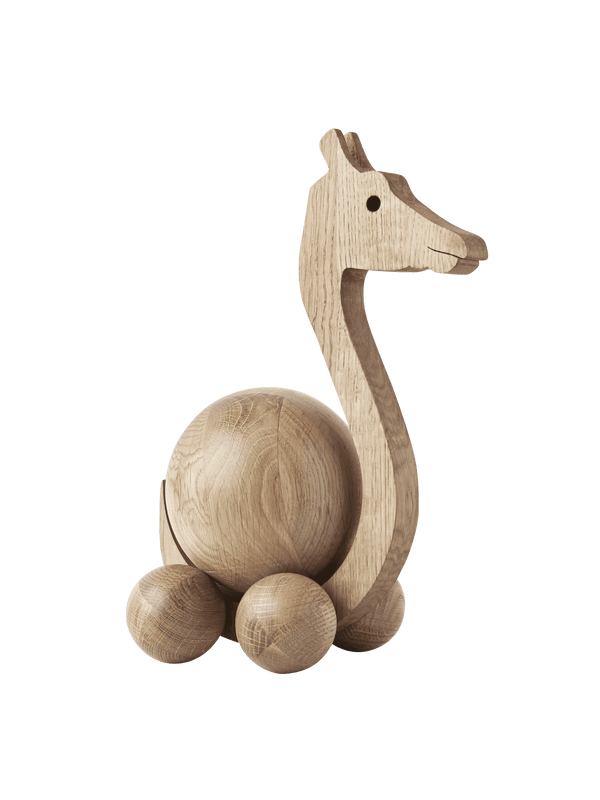 ChiCura Aps Spinning Giraffe - Medium Living / Wooden Figures Oak