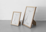 ChiCura Living, Art & Frames Træramme - 13x18cm - Brun Egetræ - Glas Frames / Wood Brown