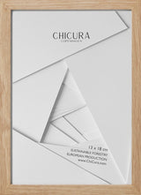 ChiCura Living, Art & Frames Træramme - 13x18cm - Egetræ - Glas Frames / Wood Oak