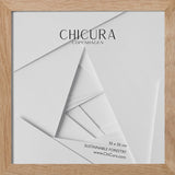 ChiCura Aps Træramme - 22x22cm - Egetræ - Glas Frames / Wood Oak