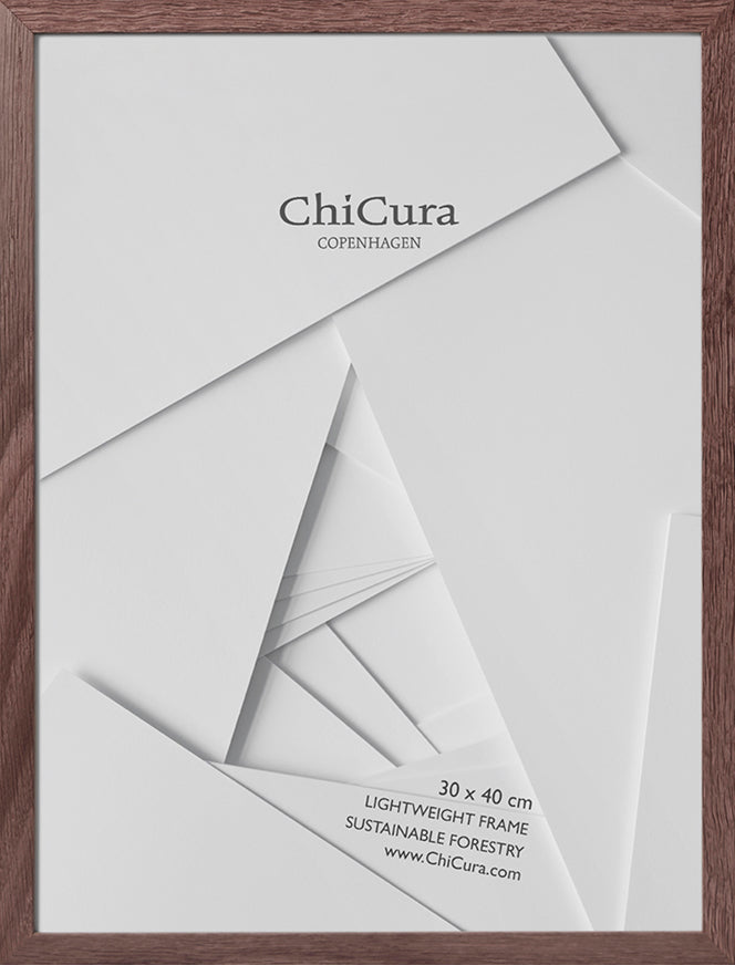ChiCura Living, Art & Frames Træramme - 30x40cm - Brun Egetræ - Akrylglas Frames / Wood Brown