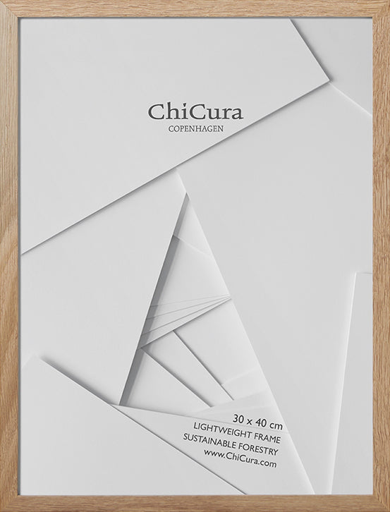 ChiCura Living, Art & Frames Træramme - 30x40cm - Egetræ - Anti-reflektiv Akrylglas Frames / Wood Oak